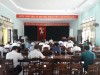 Hội Đồng NVQS phường Tân Thạnh họp xét duyệt thực lực tuyển quân năm 2021