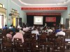UBND phường Tân Thạnh phối hợp với Phòng Tư pháp thành phố Tam Kỳ tổ chức hội nghị tập huấn nghiệp vụ hòa giải ở cơ sở năm 2020.