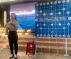 Bà Trần Quỳnh Mai - Chủ tịch Hội nông dân phường khai mạc giải cờ