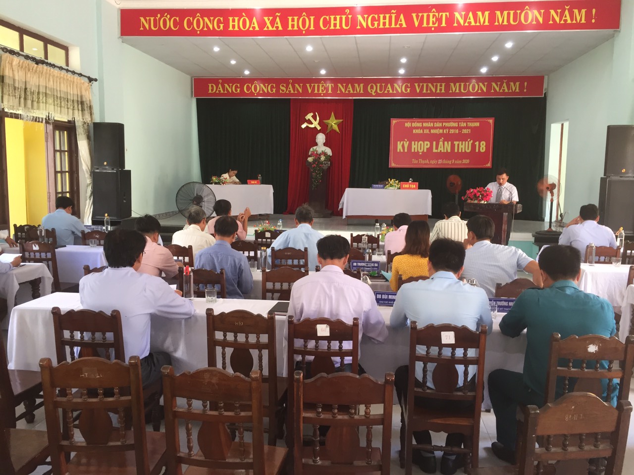 HĐND phường Tân Thạnh họp kỳ họp thứ 18 khóa XII, nhiệm kỳ 2016 - 2021